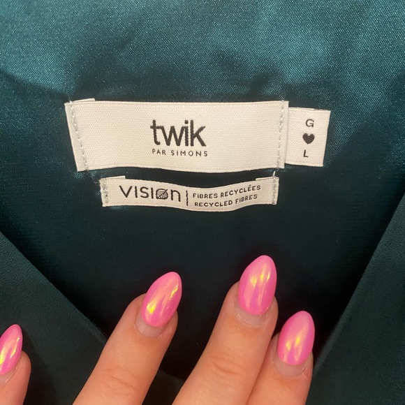 Forest green Twik large crop camisole - Picture 5 of 5